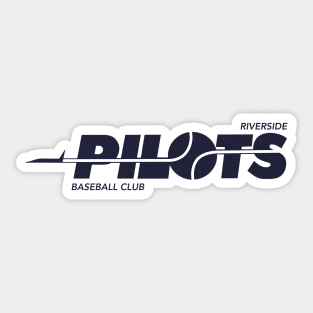 Defunct Riverside Pilots Minor League Baseball 1993 Sticker